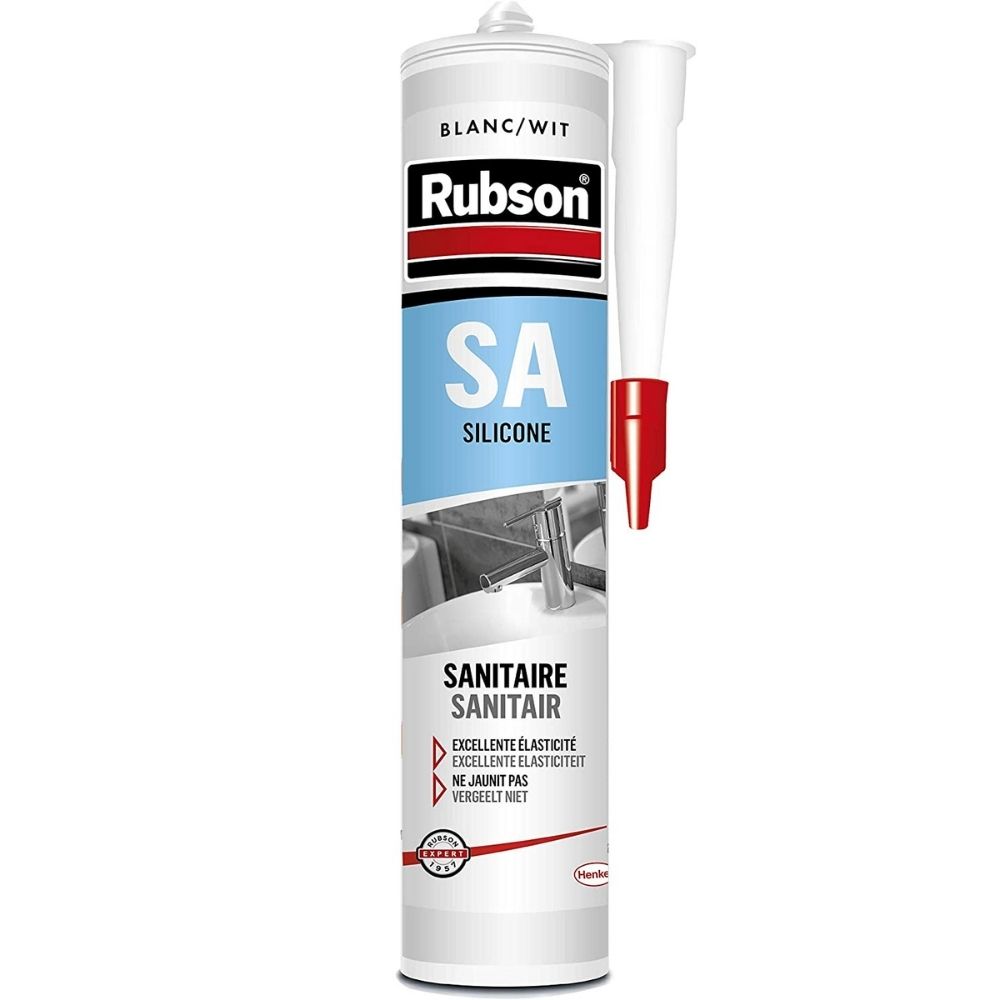 Achat Joint Silicone Sanitaire Professionnel Rubson 300mL Blanc