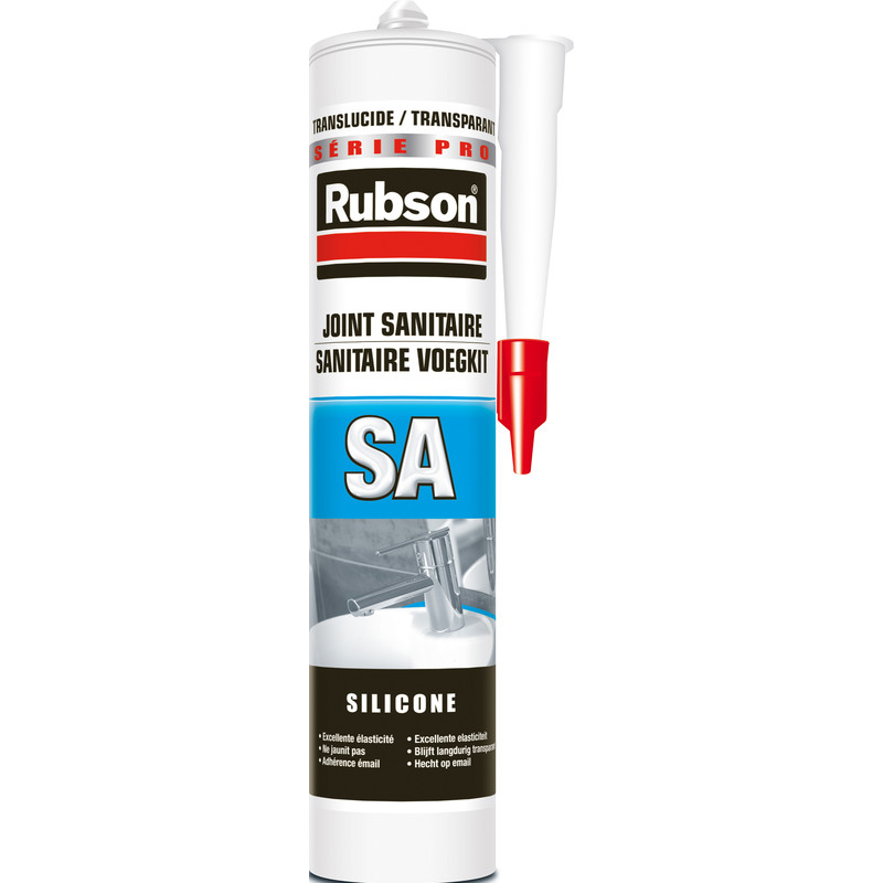 Achat Joint Silicone Sanitaire Professionnel Rubson 300mL Transparent