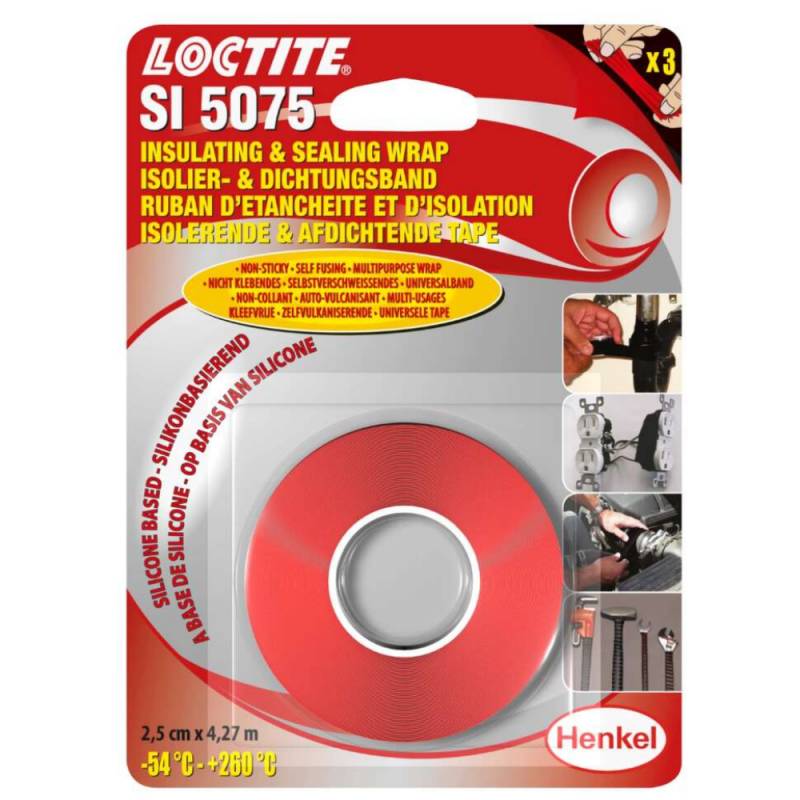 Ruban Adhésif Isolation et Étanchéité Loctite SI 5075 NOIR